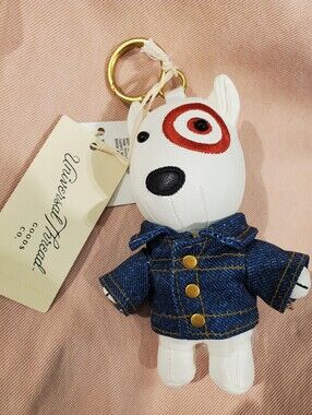 Universal Thread Target Bullseye Denim Jean Jacket Bag Charm